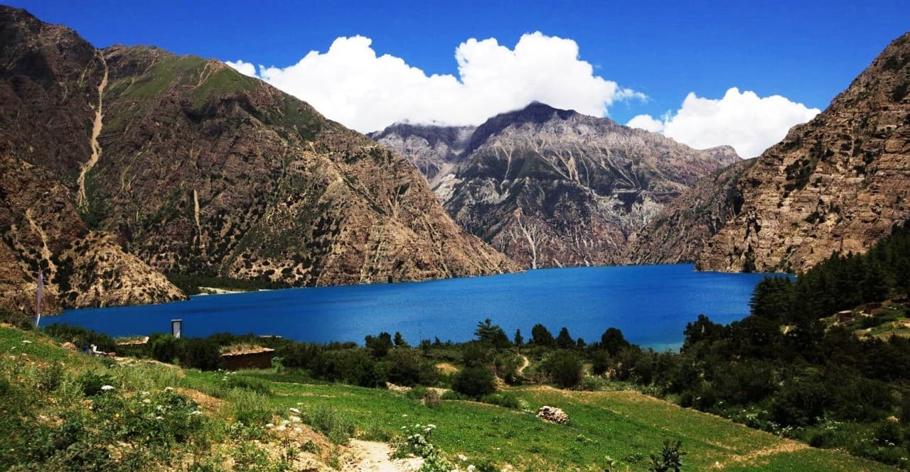 Dolpo mountain landscape on the trek