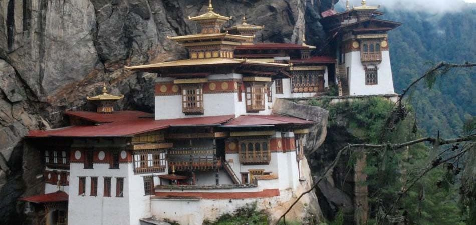 Valley scenery in central Bhutan