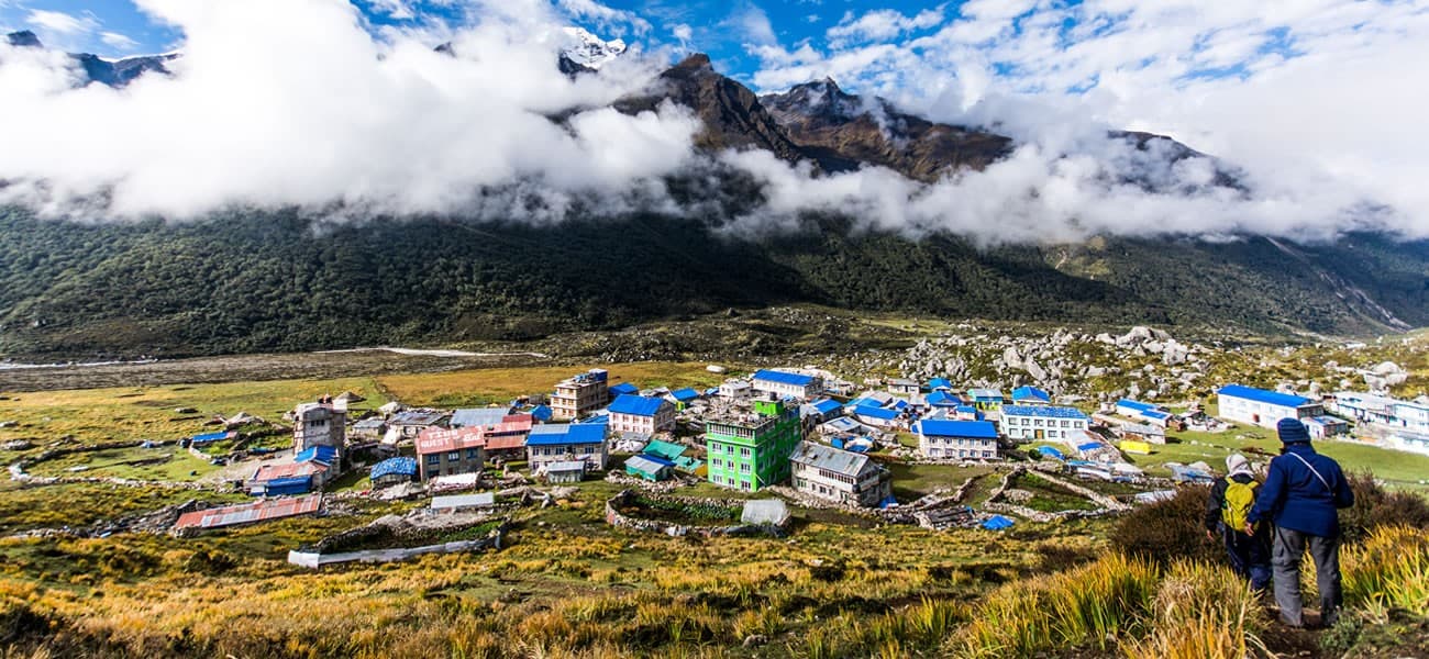 Himalayan views on the Langtang trek
