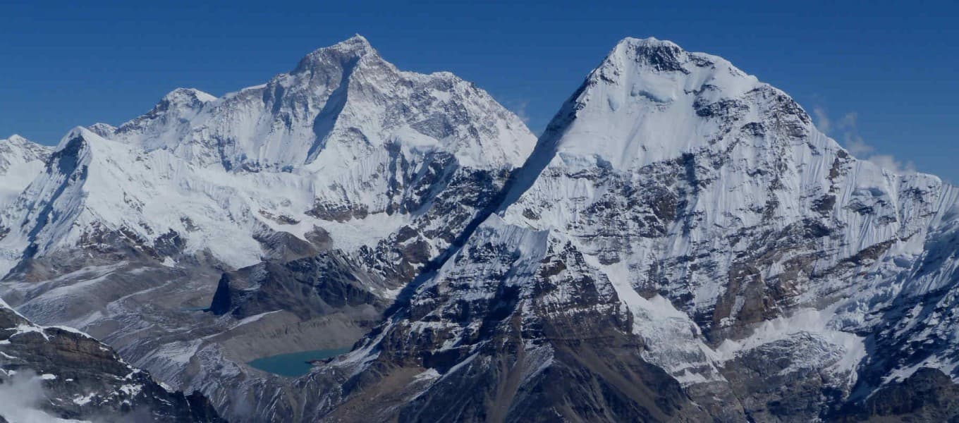 Mount Makalu above the Barun valley