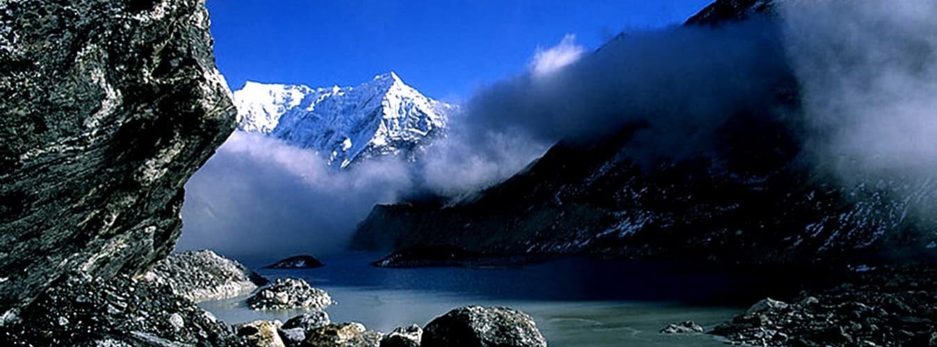 High mountain scenery in Rolwaling