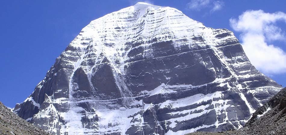 Pilgrims on the trail to Mount Kailash