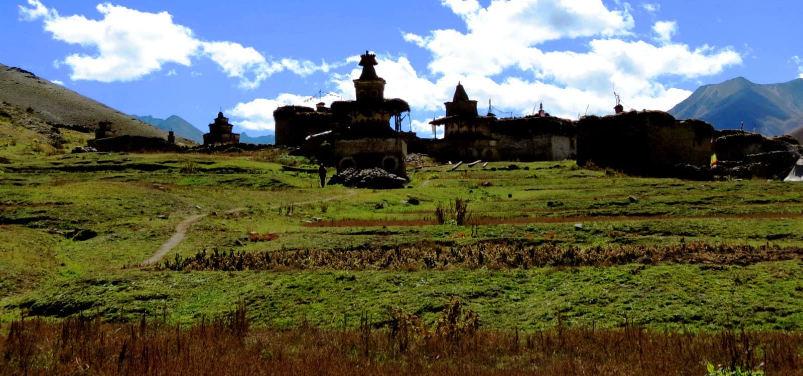 Arid mountain landscape of Upper Dolpo